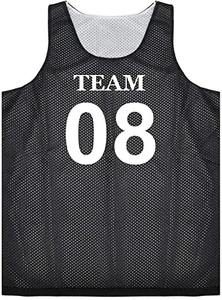 Maillots de basket-ball réversibles en mesh respirant personnalisés par sublimation pour club et équipe, unisexe adulte, prix de gros - Product Image 3