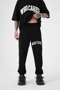 2024 nouveau dernier Design sérigraphié noir couleur survêtements pour hommes à manches longues hiver chaud formation survêtement - Product Image 3