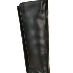 Style & Co Women's Black Knee-High Madixe Riding Boots Size 5 M Comfortable Lace-Up with <b>Pointed</b> <b>Toe</b> Western Style - Product Image 2