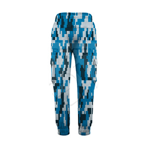 OEM/almacén disponible personalizado impreso hombres ligeros pantalones Cargo Streetwear pantalones multibolsillo Allover estampado gráfico - Product Image 2