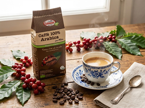 100% Organic Coffee Arabica 250g <b>Bag</b> Ground Coffee Pure Arabica Domestic Use GVERDI Italian Food Selection Made in Italy - Product Image 3