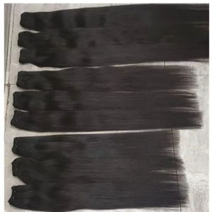 RAW INDIAN STRAIGHT VIRGIN SINGLE DONOR 100% TEMPLE HAIR MEJOR CALIDAD RAW SIN PROCESAR TEMPLE HAIR BUNDLES CABELLO HUMANO - Product Image 3