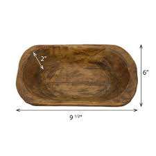 Luxury Wooden <b>Dough</b> <b>Bowls</b> For Candle Luxury Products Wood <b>Dough</b> <b>Bowl</b> Rectangle Shape 100% Handmade Wooden <b>Bowl</b> Farmhouse Brown - Product Image 2