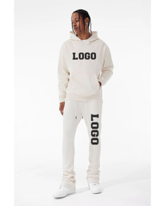 Conjunto de Sudadera y Pantalones Acampanados de Invierno para Hombre, en Algodón/Poliéster, Material de Alta Calidad, Sudadera Personalizada - Product Image 5