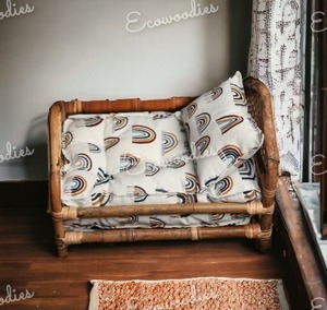 Encantadora minicuna de madera de bambú hecha a mano para recién nacidos, muebles de dormitorio para niños y decoración de guardería, muebles para bebés - Product Image 6