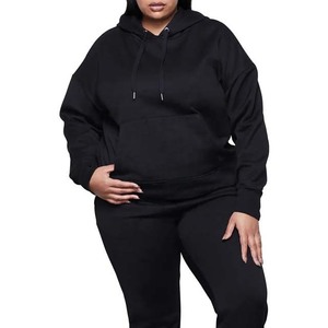 Custom Factory Adult Hooded Long Sleeve Breathable Plus Size Cotton Fleece Sweatshirt Women's Embroidered Winter <b>Summer</b> - Product Image 5