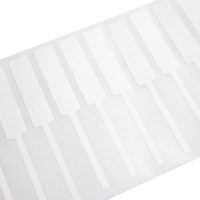 Étiquette de luxe miniature en matériau PET UHF NFC RFID pour bijoux (boucles d'oreilles, colliers, bracelets), étiquette découpée résistante à l'eau