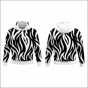 เสื้อฮู้ดทีมแบบกำหนดเองสำหรับฤดูหนาว ขายส่ง ผ้าฝ้าย ระบายอากาศได้ดี พิมพ์ลาย ซับลิเมชั่น ปักโลโก้ หมายเลข ชื่อ ผู้ผลิต OEM/ODM - Product Image 4