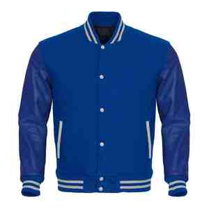 Nouvelle Arrivée 2026 – Blouson de Baseball Personnalisé en Coton Polaire pour Homme – Blouson Universitaire Vierge Style Letterman pour Homme - Product Image 2