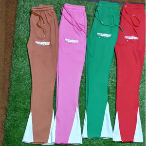 Fabricant OEM survêtement pour hommes survêtement en coton surdimensionné ensemble sweat à capuche et pantalon de survêtement à impression bouffante survêtements - Product Image 4