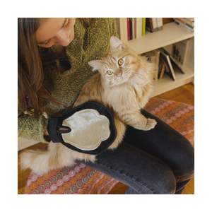 ถุงมือกรูมมิ่งพลาสติกสำหรับกำจัดขนส่วนเกินได้อย่างง่ายดายช่วยให้การไหลเวียนโลหิตและสุขภาพผิว - Product Image 3