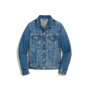 Chaqueta de mezclilla azul Vintage para hombre de estilo clásico en 3 colores primavera y otoño nuevo abrigo vaquero informal de algodón elástico ropa de marca para hombre - Product Image 1