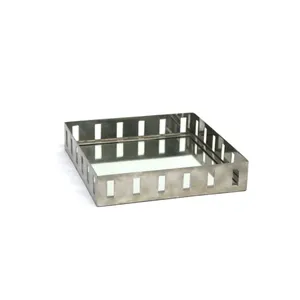 Plateau décoratif de mariage de Noël personnalisé le plus vendu fabriqué à la main en aluminium frais Mandala gravé servant de l'artisanat en métal - Product Image 5