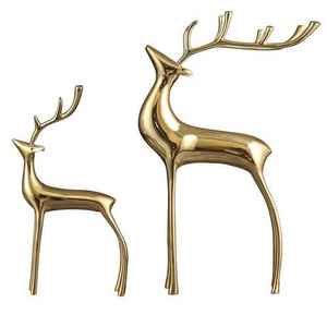 Nuevo aspecto con precio razonable hecho en La India escultura de Reno de latón decoración de invierno fabricación india moderna con la mejor calidad - Product Image 3