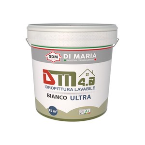 DM 4.0 Peinture murale mate professionnelle Ultra blanche Couvre les défauts Idéal pour les chambres à coucher Salon Cloison sèche - Product Image 1