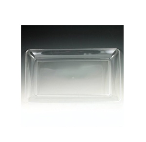 Plateau en acrylique pour fête, mariage, gâteau, nourriture, avec couvercle, plateau carré doré, plateau de rangement et d'exposition de haute qualité, en vente - Product Image 4