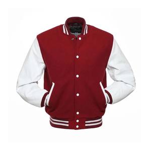 High Street Style Slim-Fit Varsity Jacket Stylish College Fashion-Design avec col montant pour l'hiver - Product Image 1