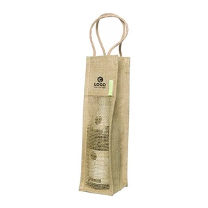 Bolsa de Vino de Yute Ecológica al por Mayor, Color y Tamaño Personalizables, Alta Calidad, Duradera y Hermosa a un Precio Bajo - Product Image 1