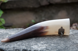 Nouveau fabricant et exportateur de corne à boire de conception de Buffalo d'Inde avec corne à boire de haute qualité par l'artisanat en croissant - Product Image 5