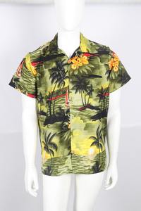 Wholesale summer cool short sleeves customized aloha hawaiian <b>shirts</b> <b>Beach</b> Wear Hawaiian <b>Shirts</b> for <b>men</b> - Product Image 2