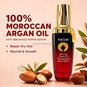 Suero Reparador Capilar de Argán Marroquí 50ml para Cabello Seco y Encrespado, Cuidado de Puntas Abiertas, No Grasoso, Suavizante y Brillante - Product Image 4