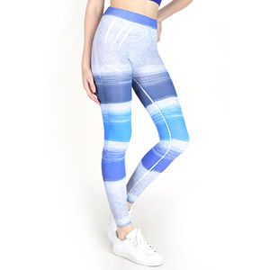 Best High Waist Gym <b>Leggings</b> for Women Latest Design Sublimation Yoga Pants in Knitted Fabric Price - Product Image 2
