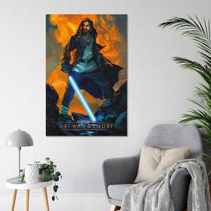 Affiche Star Wars Kenobi Guardian : Techniques d'impression numérique pour la graphisme - Product Image 3