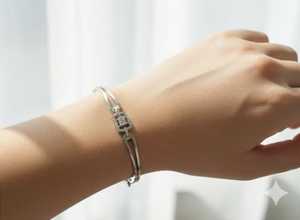 Beau design élégant et élégant CZ AD Kada Luxury Party Wear Full Stone Kada pour femmes et filles Accessoire de mode - Product Image 5