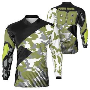 Jersey de Motocross Promocional con Logotipo Personalizado, Ropa de Motocross al por Mayor, Jerseys de Carreras Personalizados, Jersey de Motocross Personalizado - Product Image 3
