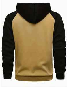 Men's 100% Cotton Solid Knitted <b>Long</b>-Sleeved Hooded <b>Cardigan</b> Autumn Winter Sweatshirt Zipper Embroidered Design <b>Lined</b> Jersey - Product Image 6