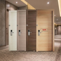 Portes en bois coupe-feu YONKING conformes aux normes UL EN 30/60/90 minutes pour les chambres d'hôtel, les hôtels et la restauration