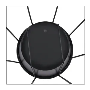 Soporte para plantas de interior y exterior de metal negro, macetas elegantes y organizador de jardín para decoración del hogar y el jardín - Product Image 5