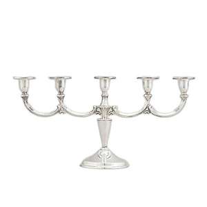 Vente chaude Tendance Bougeoirs En Métal Fer Argenté Pour La Maison Hôtel Villas et De Mariage Utilisation Décorative Candélabre Bougeoir - Product Image 3