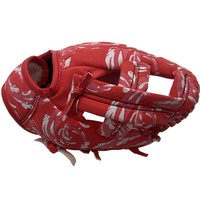 Guantes de Béisbol de Cuero para Adultos al por Mayor, para Lanzador Diestro, con Diseño de Logotipo Personalizado, Impresión de Alta Calidad, para Exteriores, Dedos Completos