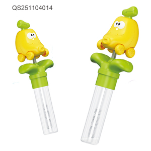 QSTOYS QS Juguetes de Burbujas de Plástico ABS con Diseño de Vegetales Coloridos para Niños, <span class=keywords><strong>3</strong></span> en 1, Regalo de Verano para Niños y Niñas de <span class=keywords><strong>3</strong></span> Años en Adelante, Precio Bajo - Product Image 3