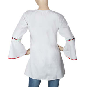 Blusa Bordada Estilo Western para Mujer - Azul Marino - Product Image 4