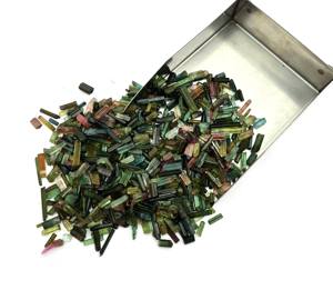 Tourmaline crayon rugueux 50 CT tourmaline naturelle pierre précieuse en vrac brute, tourmaline multicolore brute pour la fabrication de bijoux - Product Image 3