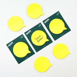 [Hansolmts] hình dạng sáng tạo ghi chú dán 7 phong cách 7 màu sắc mạnh mẽ dính Memo Pad cho trường học văn phòng sử dụng - Product Image 1