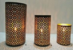 Bougeoir votif rond en métal de conception attrayante plus grande qualité support votif de taille personnalisée pour la décoration de festival - Product Image 2