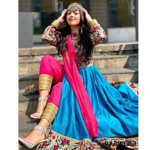 Nuevo diseño caliente afgano vintage kuchi pashtun tribal gitano vestido afgano Kuchi vestidos afgano traje de vestido largo W AFG.102 - Product Image 4