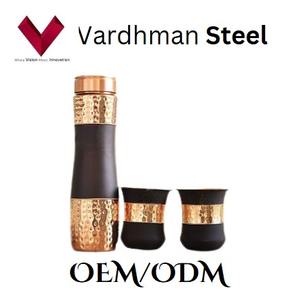 Botella de Cobre Curva de Terciopelo con Logotipo Personalizado de 650 ml, Agregue un Toque de Elegancia a Su Día con la Botella de Cobre Curva de Terciopelo de 650 ml - Product Image 4