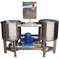 Mélangeur industriel automatique DEMSA pour pâte à galettes, capacité 500 kg/h, 380 V, garantie 2 ans, en acier inoxydable