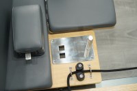 Barra de Pie Móvil para Pilates de Madera de Roble, Máquina de Entrenamiento de Yoga Multifuncional y Duradera para Estudio de Pilates y Uso Doméstico