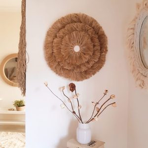 Elegante arte de pared de yute de calidad superior óleo sobre lienzo para decoración del hogar o del hotel colgante de pared de alta venta al por mayor - Product Image 4