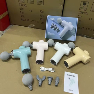 2025 Portable Premium professionnel LCD salle de sport pistolet à tissus profonds masseur corps électrique Vibration Muscle Fascia 8 têtes pistolet de Massage - Product Image 1