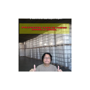 Hilo de poliéster hilado con núcleo de alta tenacidad en bruto 1000D y 1500D de Indonesia en forma de cono para aplicaciones de tejido y textiles - Product Image 3