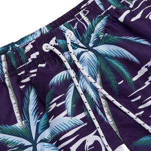 Pantalones cortos de playa Hip Hop de doble capa para hombre, secado rápido y cómodos con patrón de estampado de árbol marrón verde, característica antiarrugas - Product Image 5