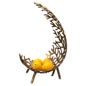 Pares de textura en relieve de 3 cuencos decorativos Servir sin metal de cobre para el almuerzo Cena Cuenco japonés con forma de manzana - Product Image 5