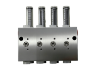 Distributeur de graisse progressif OEM DSV à double collecteur à lobes, dispositif de déviation, bloc de distribution d'huile lubrifiante