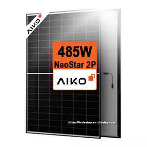 <span class=keywords><strong>Aiko</strong></span> A-MAH54Mw 465W กระจกสองชั้น bifacial N-Type ABC ประสิทธิภาพ23.8% แผงโซลาร์ IP68ต้านทานการแตกไมโคร - Product Image 1